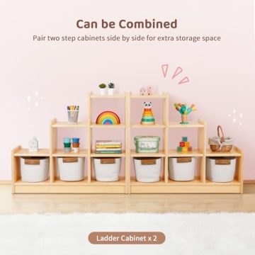 OOOK 9 Cube Storage Cabinet for Kids' Space Organization