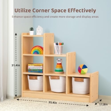OOOK 9 Cube Storage Cabinet for Kids' Space Organization