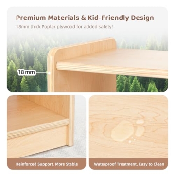 OOOK 9 Cube Storage Cabinet for Kids' Space Organization