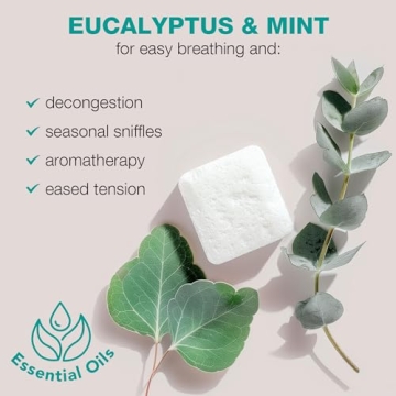 Natural Eucalyptus Shower Steamers for Cold Flu Relief