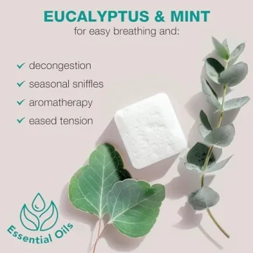 Natural Eucalyptus Shower Steamers for Cold Flu Relief