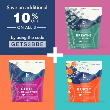 Natural Eucalyptus Shower Steamers for Cold Flu Relief