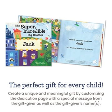 Personalized Super Incredible Big Brother Storybook for Kids