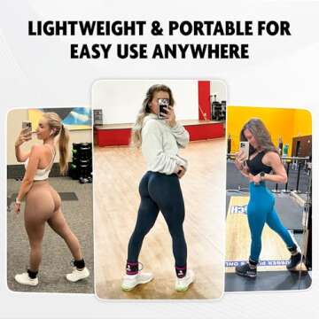 DMoose Cable Kick Back Ankle Straps for Gym Workouts