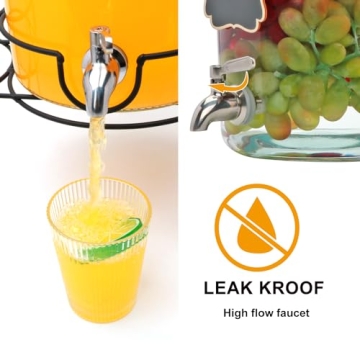 Elegant 1-Gallon Drink Dispenser for All Occasions