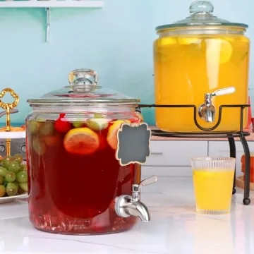 Elegant 1-Gallon Drink Dispenser for All Occasions