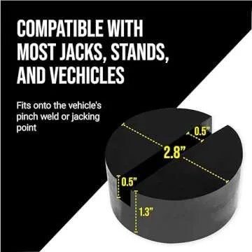 Universal Rubber Jack Pads for Safe Vehicle Lifting
