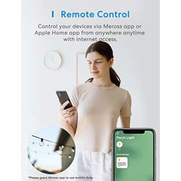 Meross Smart Dimmer Plug for Outdoor and Home Use