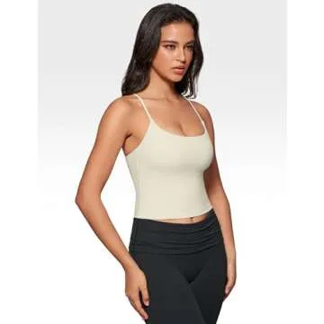 INGIA Women’s Stylish Low Scoop Neck Tank Top