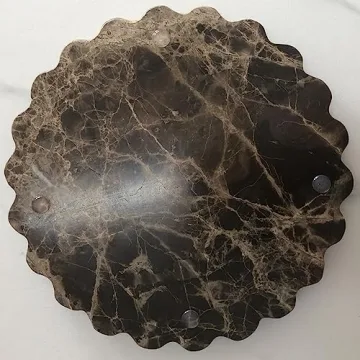 Handmade Natural Travertine Tray Elegant Functional Home Decor