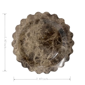 Handmade Natural Travertine Tray Elegant Functional Home Decor