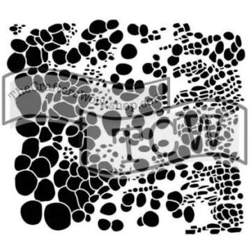 The Crafters Workshop Stencils, Reusable for Crafts, Art, Greeting Cards, Paint or Mixed Media, 2 Pk...