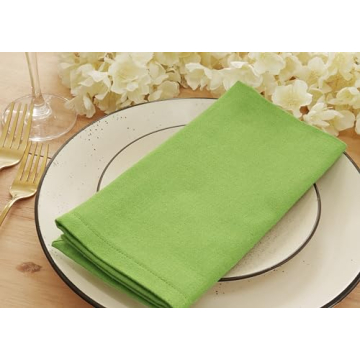 Set of 6 Cotton Dinner Napkins - Elegant Table Linen