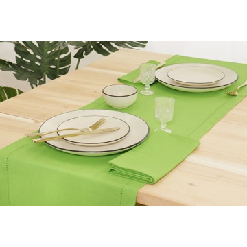 Set of 6 Cotton Dinner Napkins - Elegant Table Linen