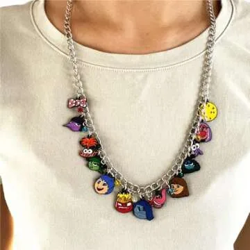 UYUJSBVR Necklace Cosplay Metal Charm Necklace Gifts for Woman