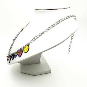 UYUJSBVR Necklace Cosplay Metal Charm Necklace Gifts for Woman