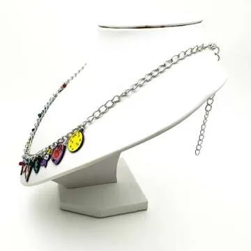 UYUJSBVR Necklace Cosplay Metal Charm Necklace Gifts for Woman