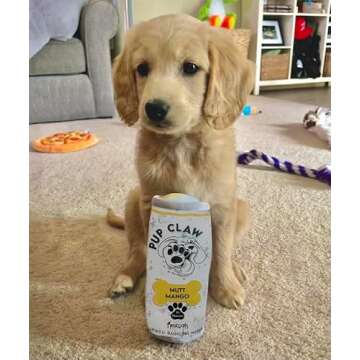 Nestpark Pup Claw Dog Toys - Funny Cute Plush Dog Toys with Squeaker - Parody (2 Pack) (Tropical Pack)