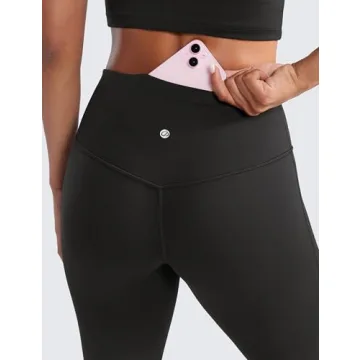 CRZ YOGA Women's Flare Yoga Pants for Comfort & Style