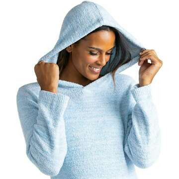 Women's Ultra Soft Marshmallow Hooded Lounger