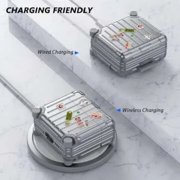 Stylish Filoto AirPods 4 Case- Cute Suitcase Design