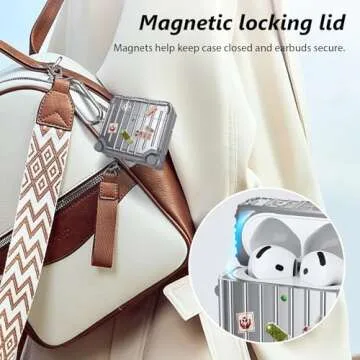 Stylish Filoto AirPods 4 Case- Cute Suitcase Design