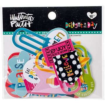 Illustrated Faith - Designer Paper Clips - Praise