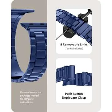 Stylish Fullmosa Apple Watch Metal Band for All Models