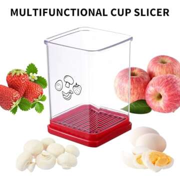 Effortless Cup Slicer for Fruits and Vegetables