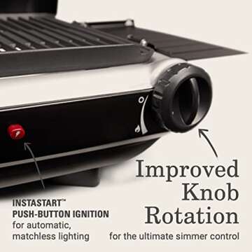 Coleman Tabletop 2-in-1 Grill & Stove with 2 Adjustable Burners, Propane Grill/Stove with Push-Button Starter, Wind Guards, Grease Tray, & 20,000 BTUs of Power for Camping, Tailgating, & More