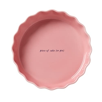 Kate Spade Pink Make It Pop Pie Dish for Stylish Bakers