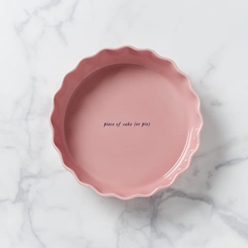 Kate Spade Pink Make It Pop Pie Dish for Stylish Bakers