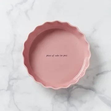 Kate Spade Pink Make It Pop Pie Dish for Stylish Bakers