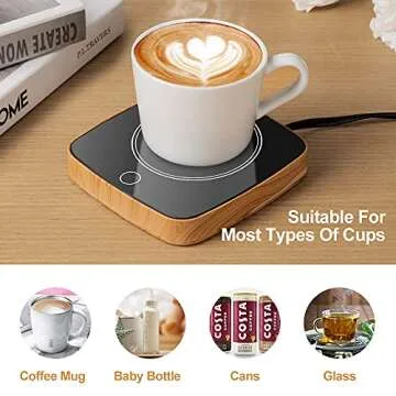 Raccoon Coffee Mug Warmer with 3 Temperature Settings