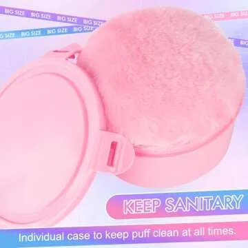 WSYUB 6-Inch Ultra Soft Powder Puff for All Skin Types