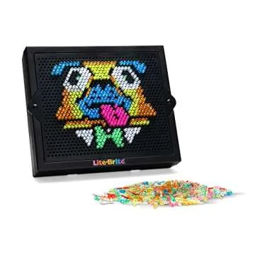 Lite Brite Super Bright HD - Creative Retro Light-Up Screen – Educational Play for Children – En...