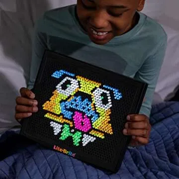 Lite Brite Super Bright HD - Creative Retro Light-Up Screen – Educational Play for Children – Enhances Creativity & Fine Motor Skills, Gift for Boys and Girls Ages 6+