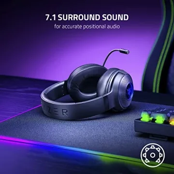 Razer Kraken V3 X Wired Gaming Headset - Lightweight and Immersive