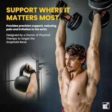 Element 26 IsoWraps Scaph Wrist Wraps for Cross Training, Weightlifting, Olympic Weight Lifting - Lifting Wraps for Men and Women - Wrist Support Braces with Mobility (Black Suede Leather)