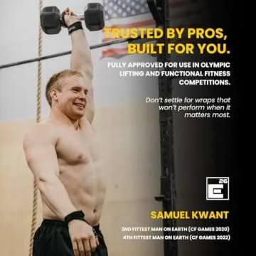 Element 26 IsoWraps Scaph Wrist Wraps for Cross Training, Weightlifting, Olympic Weight Lifting - Lifting Wraps for Men and Women - Wrist Support Braces with Mobility (Black Suede Leather)