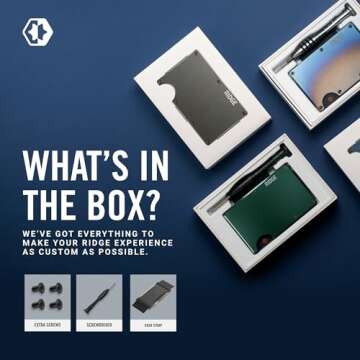 The Ridge Wallets for Men - Slim Minimalist Wallet For Men, Front Pocket, RFID - Card Holder Wallet - Forest Green