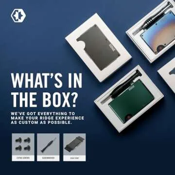 The Ridge Wallets for Men - Slim Minimalist Wallet For Men, Front Pocket, RFID - Card Holder Wallet - Forest Green