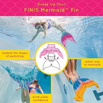 FINIS Mermaid Fin Cover: Colorful Fun for Swimming