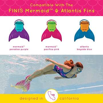 FINIS Mermaid Fin Cover: Colorful Fun for Swimming