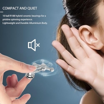 Duomishu Fidget Spinner for Focus and Stress Relief