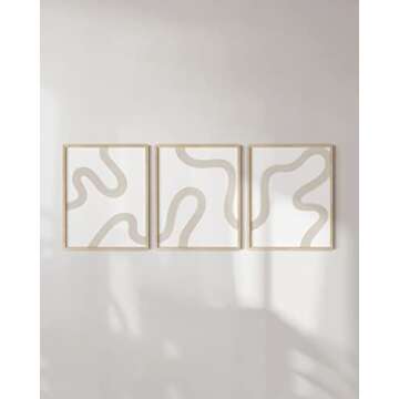 HAUS AND HUES Western Art Frame - Set of 3 Southwestern Arizona Desert, Modern Boho Decor, Western M...