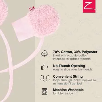 Zutano Baby Mittens - Cozy Thumbless Winter Gloves