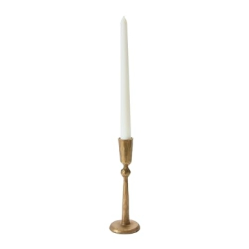 Elegant Hand-Forged Metal Taper Candle Holder for Home Decor