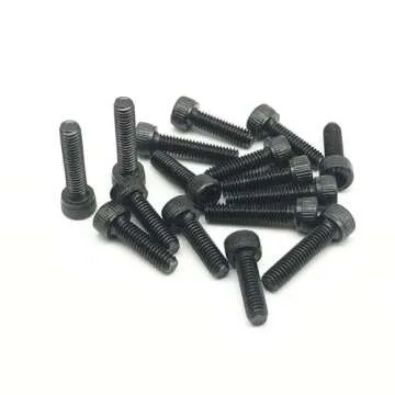 100pcs M3 x 10mm 12.9 Grade Alloy Steel Hex Socket Head Cap Screws Bolts,Black Oxide Finish