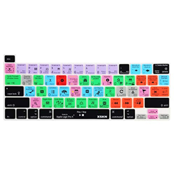 XSKN Logic Pro X Silicone Keyboard Cover - Perfect for MacBook Pro 16" & 13.3"